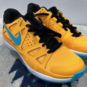 Nike Air Vapor Advantage Mens shoes TENNIS SHOES LASER ORANGE GEMMA BLUE SIZE 10